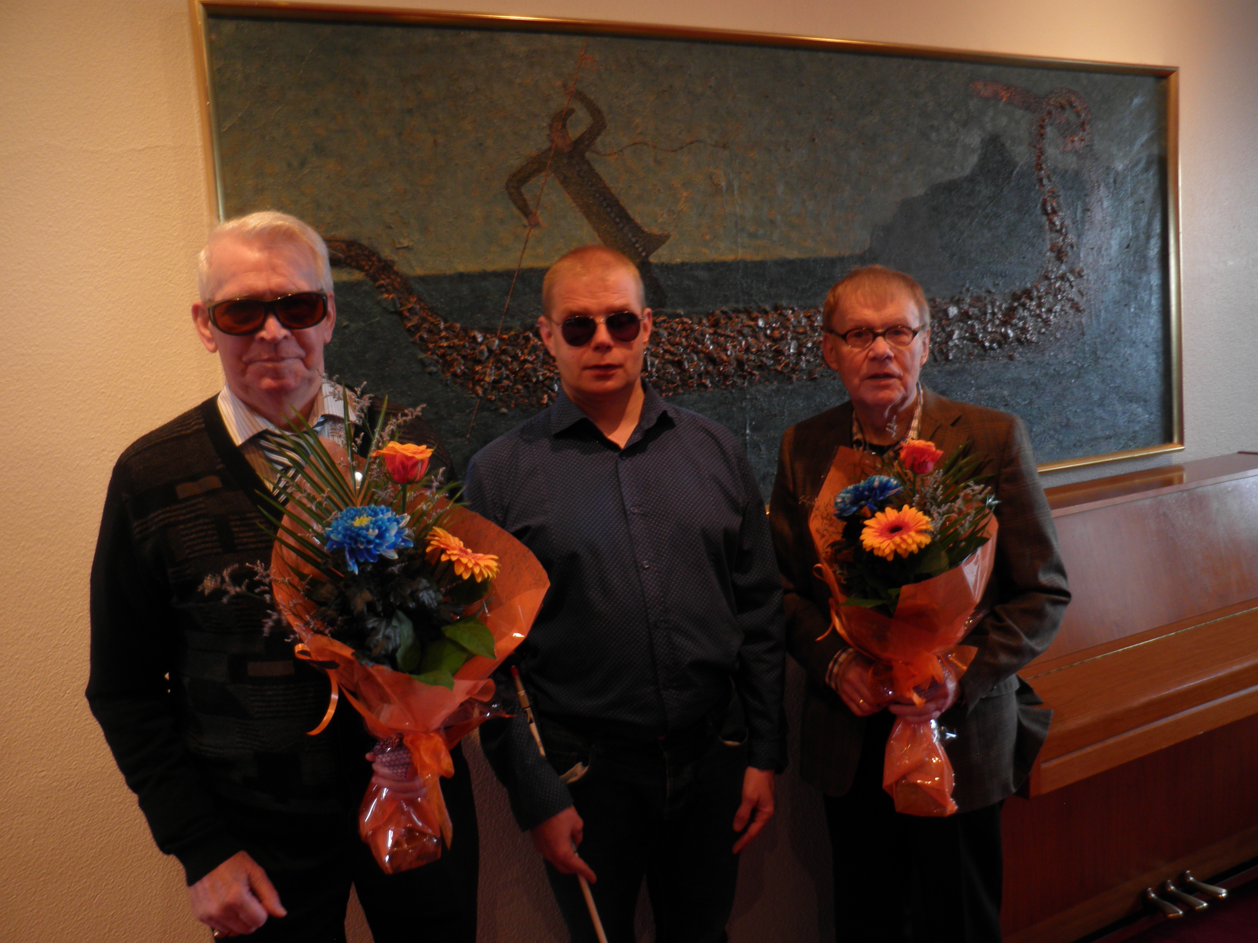 Nordurlandsd2410151 Karl Ásgeirsson, Halldór Sævar Guðbergsson starfandi formaður Blindrafélagsins og Pálmi Stefánsson
