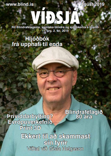 Forsíða viðsjá. Mynd af Gísla Helgasyni Forsíða viðsjá. Mynd af Gísla Helgasyni