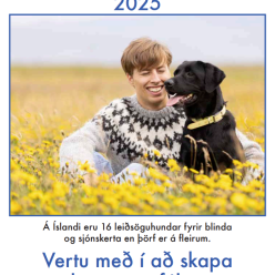 Leiðsöguhundadagatal 2025